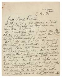 Four autograph letters signed on his hopes for averting the Second World War