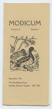 cover of Modicum, September 1976