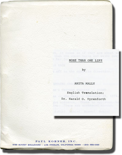 Lang soll er leben [More Than One Life] (Original screenplay for the 1987 film)