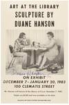 Art at the Library: Sculpture by Duane Hanson (Signed Exhibition Poster)