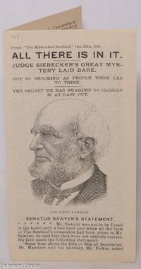 All there is in it. Judge Siebecker’s Great Mystery Laid Bare