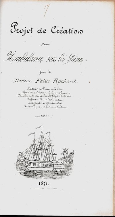 A Sammelband of 19 items concerning the treatment and care of war wounded in the 19th century