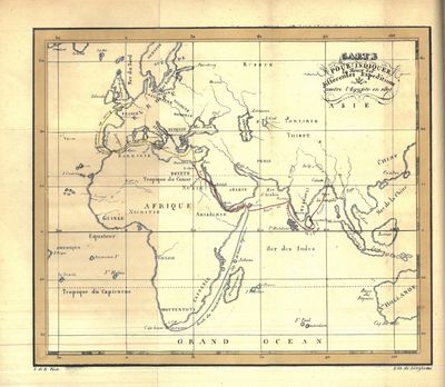 Mémoires relatifs à l’expedition anglaise parti du Bengale en 1800 pour aller combattre en Égypte l’armée d’orient. Par (...), Pair de France. Avec dix-neuf lithographies coloriées et deux cartes. (photo 4)