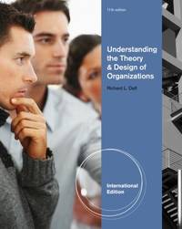 Understanding the Theory and Design of Organizations. Richard L. Daft