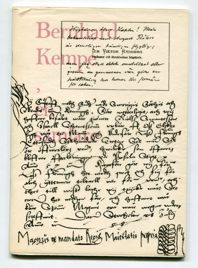 Bernhard Kempe, en samlare.