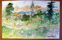 Mountain View Cemetery, Oakland, California by Mark Luca - from Alan Wofsy Fine Arts (SKU: 11-0433)