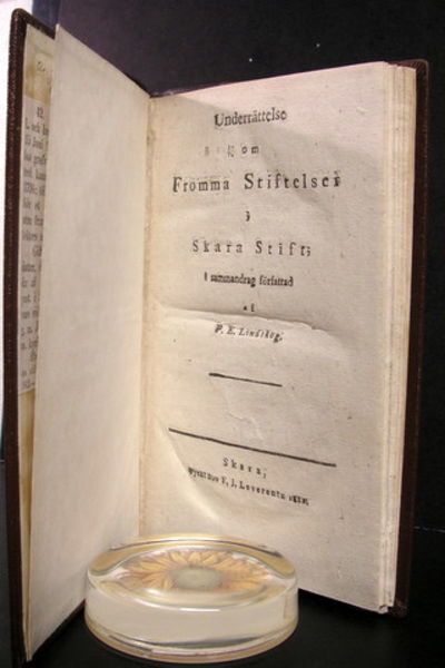 Underrättelse om Fromma Stiftelser i Skara Stift.