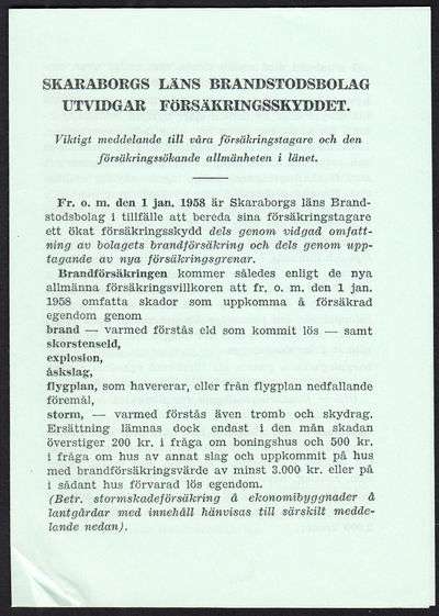 Skaraborgs läns brandstodsbolag utvidgar…