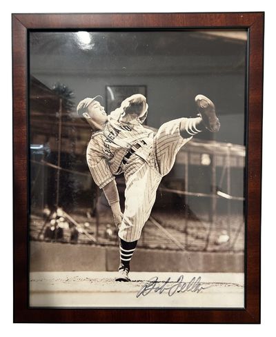 Signed Photo of Bob Feller