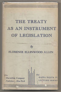 The Treaty As An Instrument Of Legislation