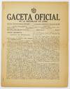 Gaceta Oficial de la Republica de Cuba. Edicion Extraordinaria Especial