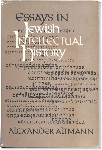 Essays in Jewish Intellectual History