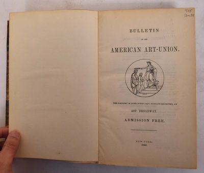 New York, 497 Broadway: American Art-Union, 1849. Hardcover. Good- (front cover is unattached, spine...