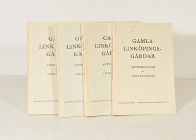 Gamla Linköpingsgårdar. Anteckningar. I-IV.