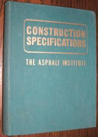 cover of Construction Specifications of the Asphalt Institute