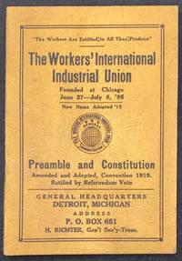 cover of Preamble and constitution, amended and adopted, Convention 1919, ratified by referendum vote
