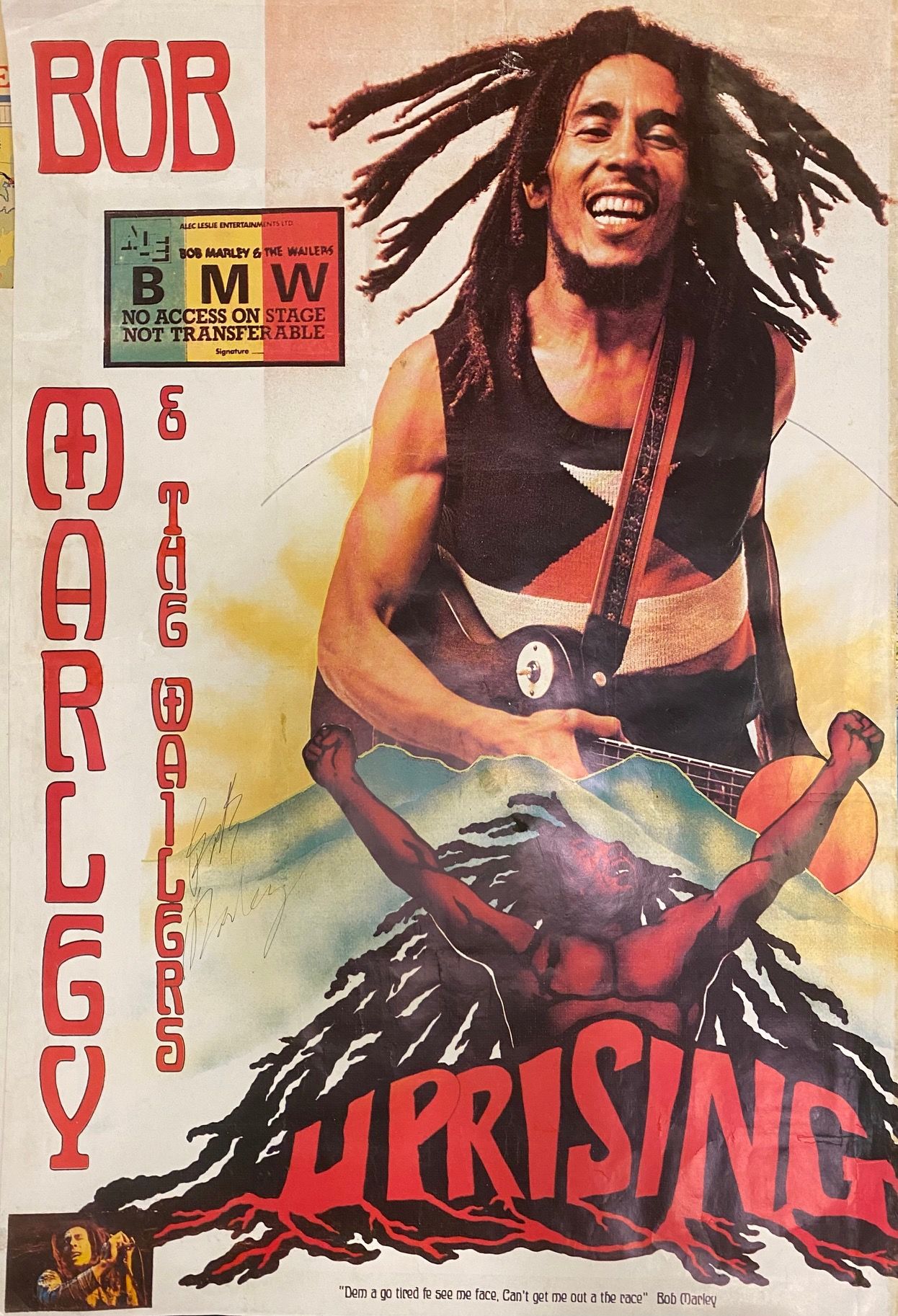 Signed Poster by MARLEY, Bob | unbound | Biblio