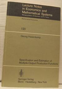 Specification and Estimation of Multiple-Output…