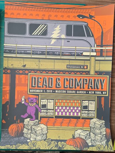 Dead and Company - 2019 - Fall Tour - Poster - New York City - Madison Square Garden, Nov 1, 2019