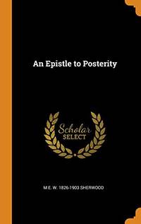cover of An Epistle to Posterity