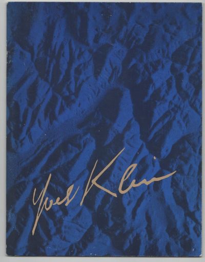 Yves Klein: Monochrome Paintings and Sponge Reliefs