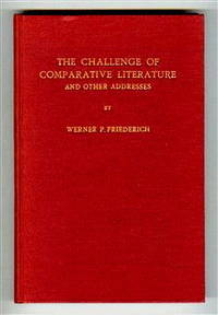 image of The Challenge of Comparative Literature : And Other Addresses
