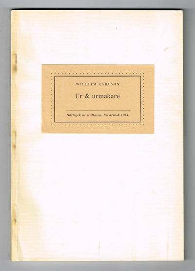 Ur & urmakare.