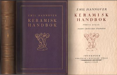 KERAMISK HANDBOK I. FAJANS - MAJOLIKA - STENGODS.…