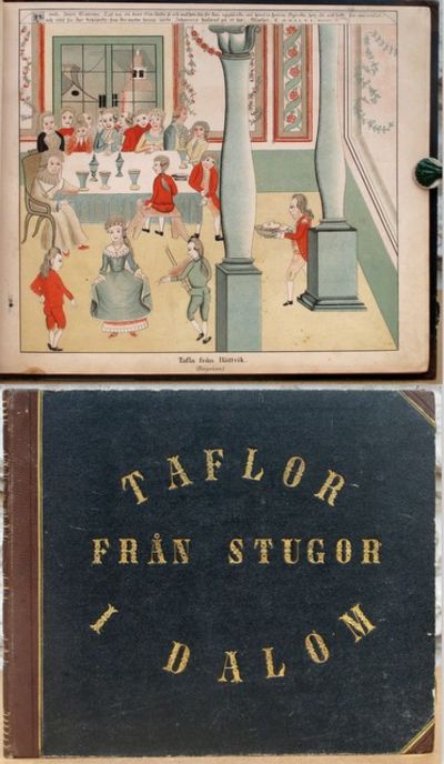 Tafvelgalleri från stugor i Dalom.