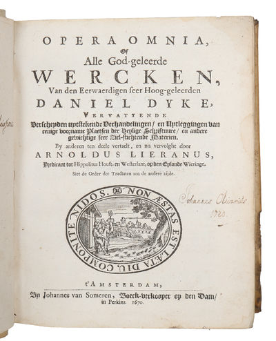 Opera omnia, of Alle god-geleerde wercken van den…