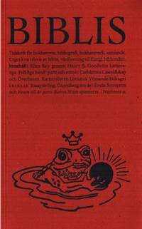 Biblis N:r 1. 2000. Tema: Varia.