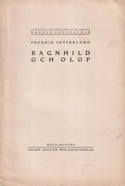 Ragnhild och Olof, ett motiv i C.D. af Wirséns…