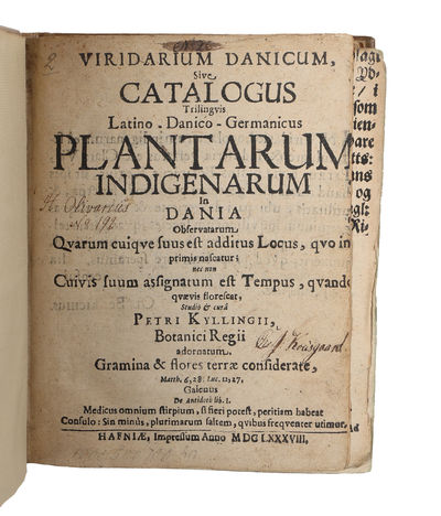 Viridarium Danicum, sive Catalogus Trilingvis…