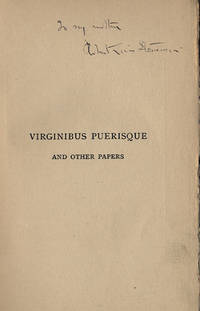 VIRGINIBUS PUERISQUE AND OTHER PAPERS by Robert Louis Stevenson - Hardcover - 1887 - from William Reese Company - Literature ABAA-ILAB (SKU: WRCLIT64220)