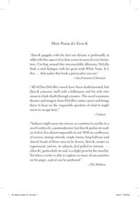 Zero K: A Novel