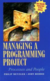 Managing a Programming Project : Process and People
