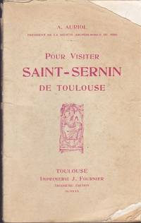 cover of 1930 Vintage French Guide Book Pour Visiter Saint-Sernin De Toulouse