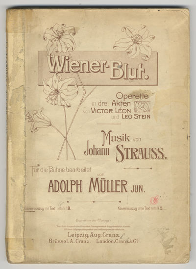 Wiener-Blut. [Piano-vocal score]