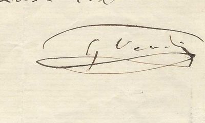 Composer Giuseppe Verdi Manages the International Distribution of His Operas
