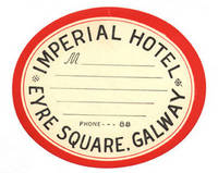 Baggage label for Imperial Hotel.