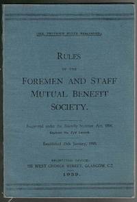 image of Rules of the Foremen and Staff