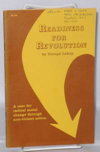 Readiness for Revolution: 1971 Rufus Jones Lecture