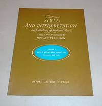 Style and Interpretation: An Anthology of Keyboard Music : England and France