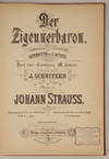 Der Zigeunerbaron [Piano-vocal score]