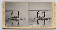 Hot Spring Cone, Yellowstone Lake. 4548. [Stereoview]