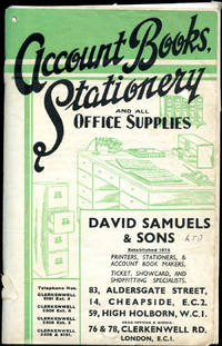 image of Shop Fittings | David Samuels & Sons, Manufacturing Stationers and Printers | Accounts Books, Stationery and All Office Supplies Catalogue (August 1937)