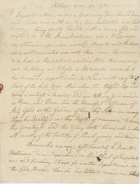 1789 Letter from a Philadelphian to a Friend Discussing a Women’s Quaker Meeting