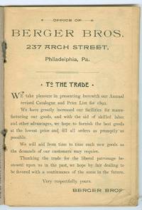 Berger Bros - Hardware anbd Supplies 1892