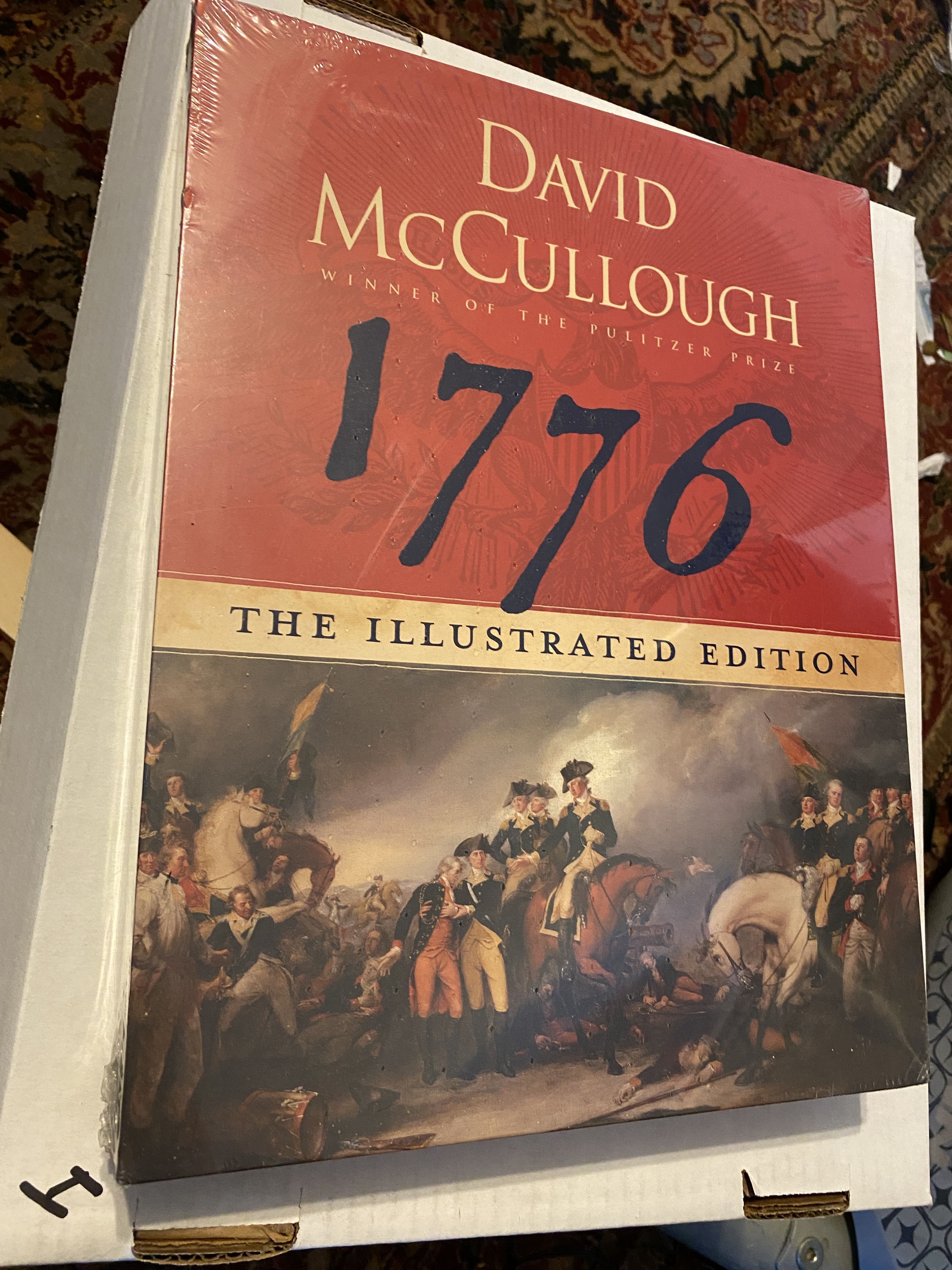 1776 The Illustrated Edition by David McCullough | Tight binding