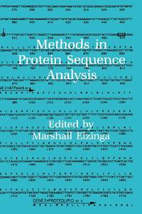 Methods in Protein Sequence Analysis